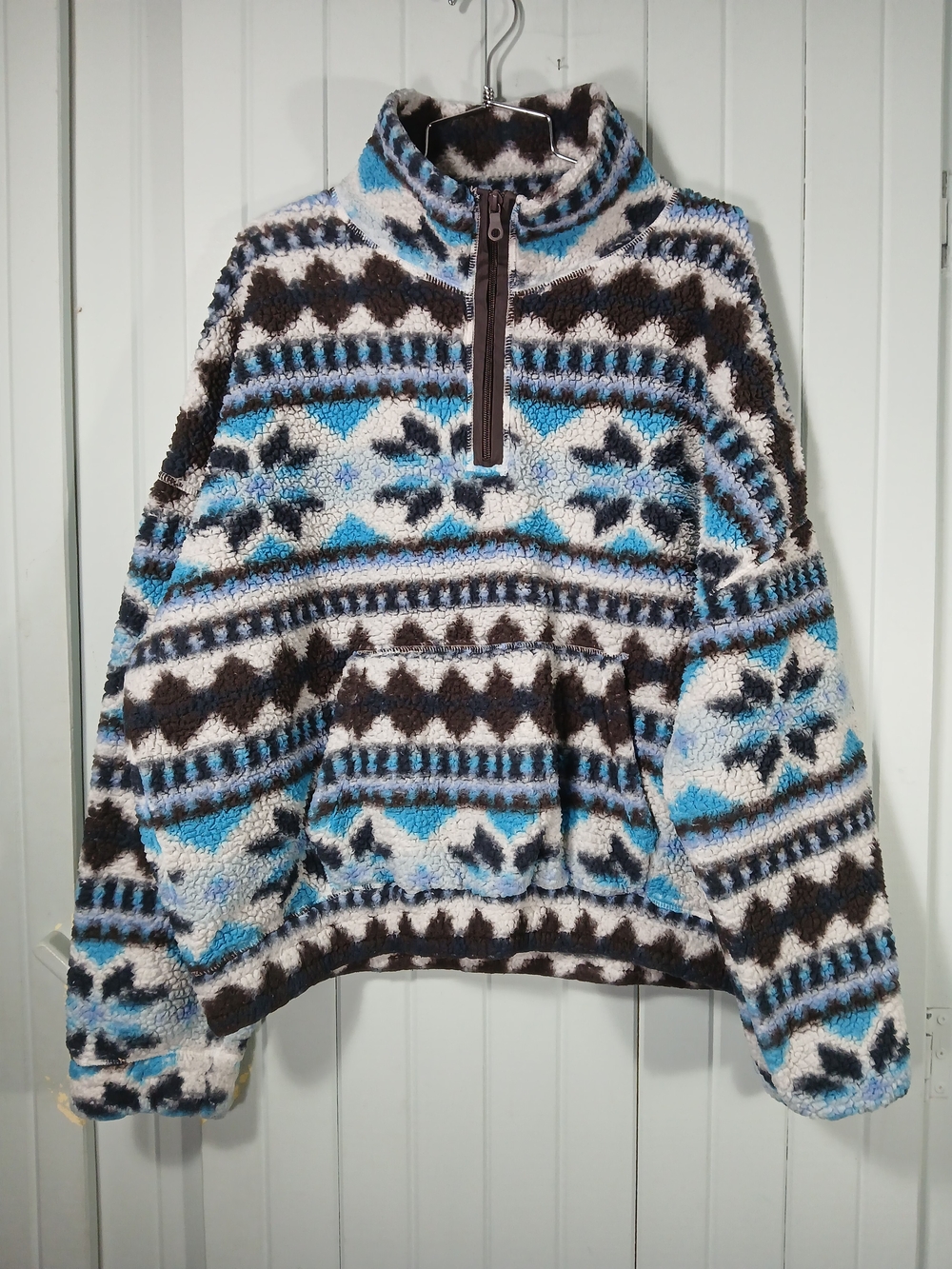 Offline-Aerie Quarter Zip Sherpa Sweater
